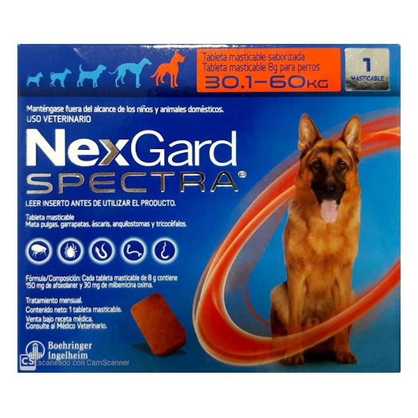 Card Nexgard Spectra 30.1 - 60Kg - Farmacias Arrocha