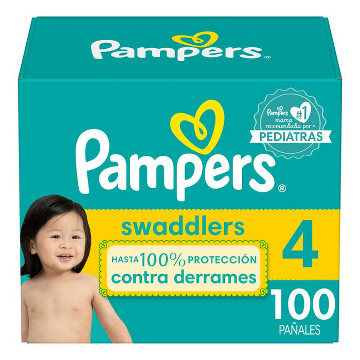 Pampers Swaddlers Talla 4 Giant 1/100 — Farmacias Arrocha