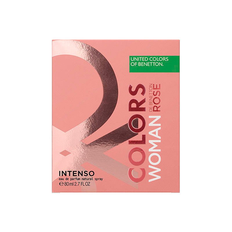 Benetton Colors Rose Woman Intenso Eau De Parfum - Farmacias Arrocha