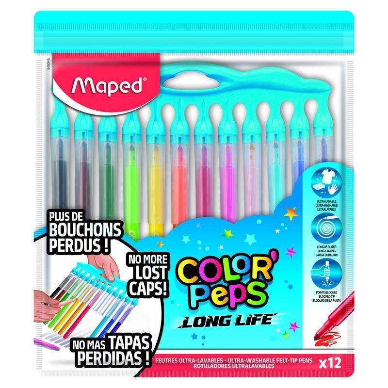 Maped Marcadores Long Life Inno 12Und - Farmacias Arrocha