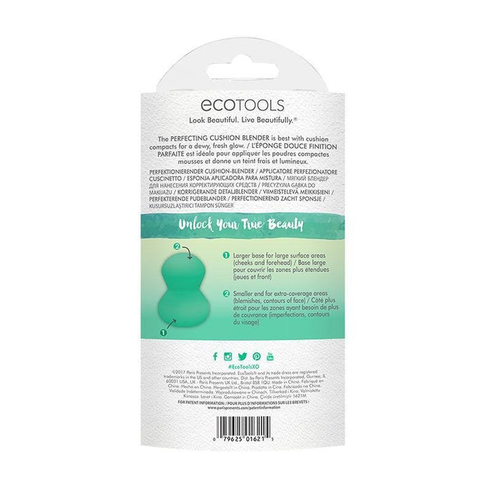 Ecotools Perfecting Cushion Blender Esponja Mezcladora De Maquillaje, Individual - Farmacias Arrocha