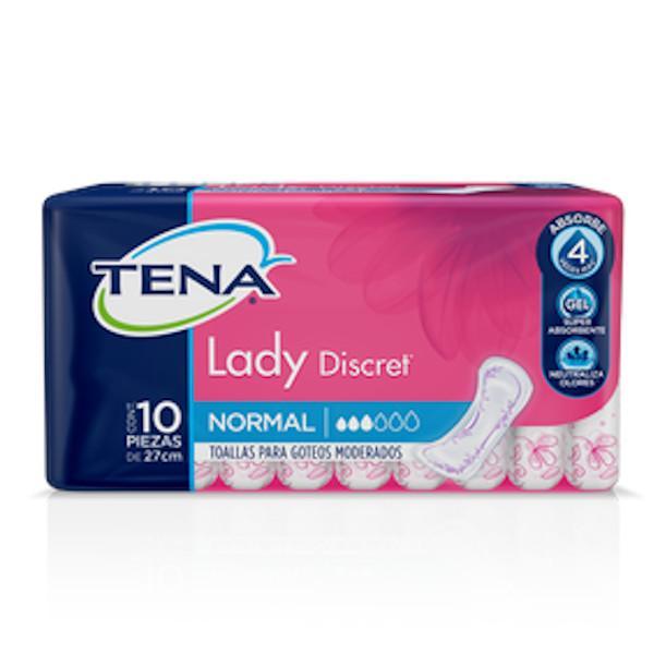 Tena Toalla Femenina Lady Normal 10 - Farmacias Arrocha