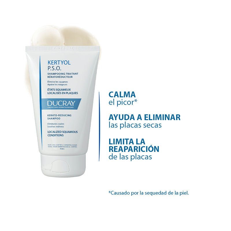 Ducray Kertyol Pso Shampoo 125Ml - Farmacias Arrocha