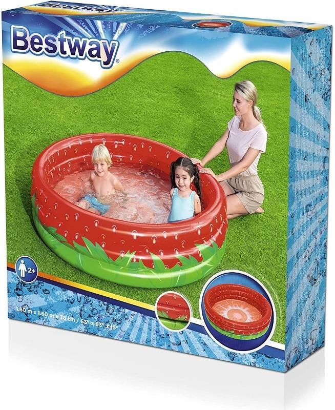 Bestway Piscina Dulce Fresa 63"x63"x15" - Farmacias Arrocha