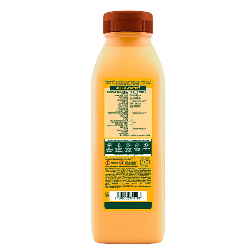 Garnier Fructis Hair Food Shampoo de Reparación Coco 300ML - Farmacias Arrocha