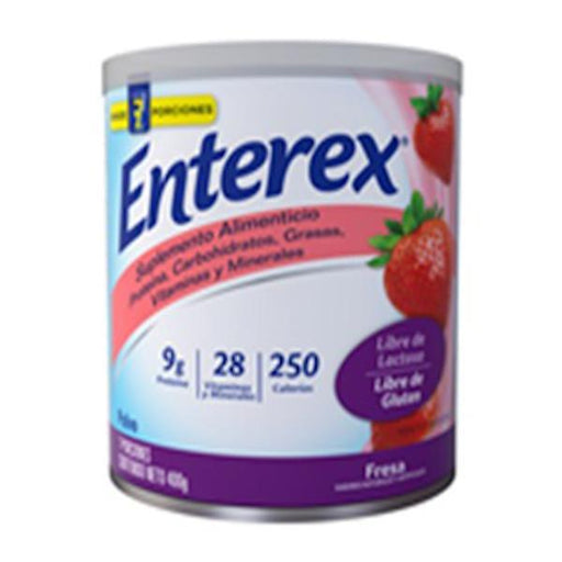Enterex Fresa Polvo De 400Gr - Farmacias Arrocha