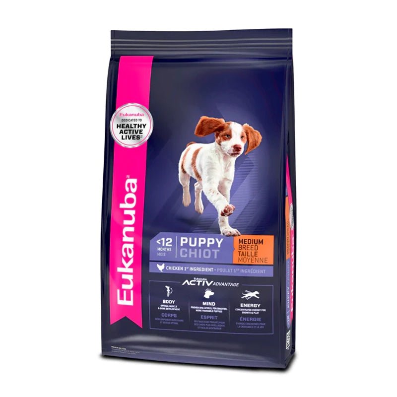 Eukanuba Puppy Medium Breed Chicken 2.04 kg - Farmacias Arrocha