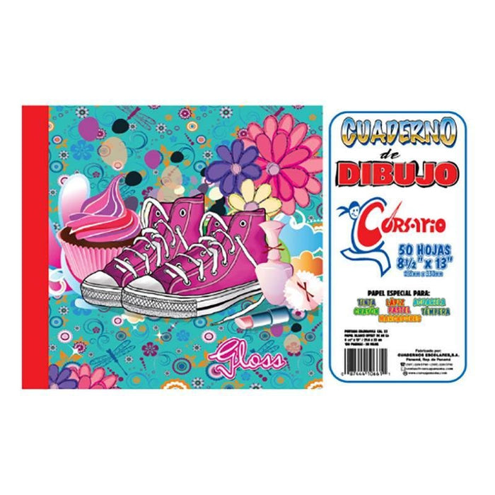 Corsario Cuaderno Dibujo Color 8.5X13 (36) - Farmacias Arrocha