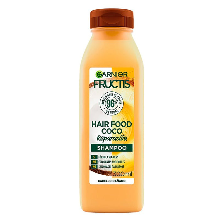 Garnier Fructis Hair Food Shampoo de Reparación Coco 300ML - Farmacias Arrocha