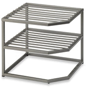 Seville Classics Iron 2-Tier Corner Shelf - Farmacias Arrocha