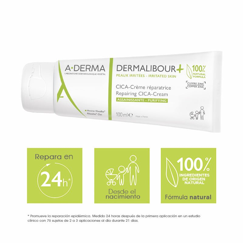 A-Derma Dermalibour Plus 100Ml Crema Reparadora - Pieles Irritadas - Farmacias Arrocha