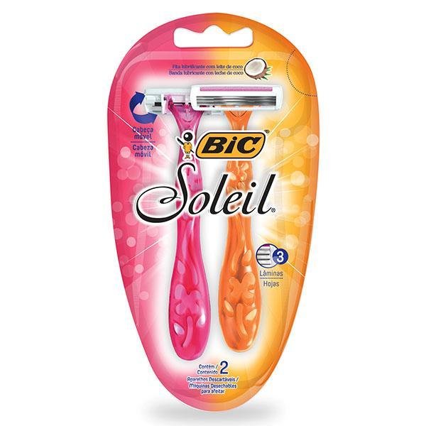 Bic Rasuradora Soleil Purpura Naranja Bl/2 - Farmacias Arrocha