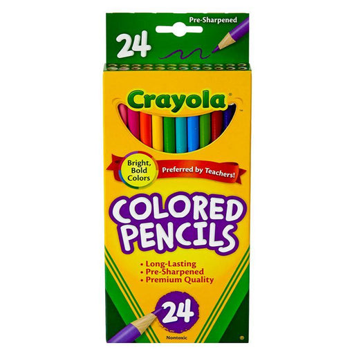 Crayola 24 Ct Long Crayola Colored Pencils - Farmacias Arrocha