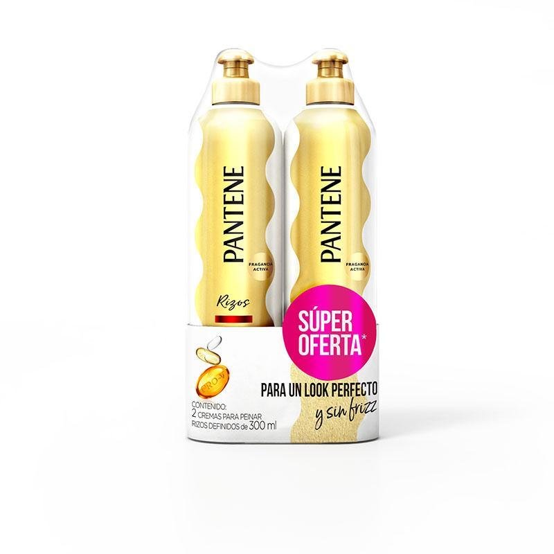 Pantene 2Pack Crema Peinar Rizos Definidos 2X300Ml - Farmacias Arrocha