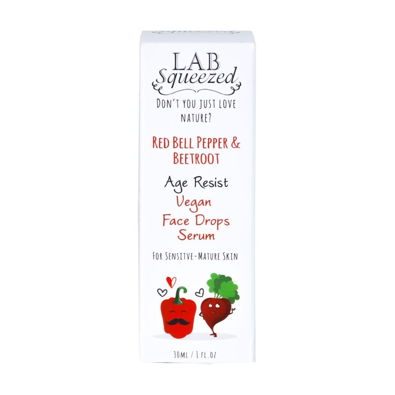 Lab Squeezed Red Bell Pepper & Beetroot Age Resist Vegan Face Drops Serum 30 Ml - Farmacias Arrocha