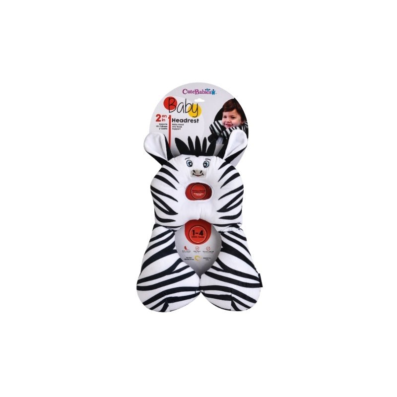 Cutie Babies Soporte de Cabeza y Cuello - Cebra - Farmacias Arrocha