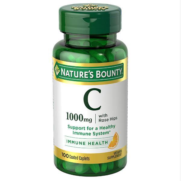 Nature's Bounty C-1000 Mg X W/Rh De 100 Tabletas - Farmacias Arrocha