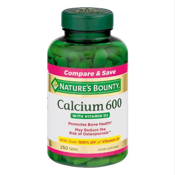 Nature's Bounty Calcium 600 + D High Potency Tablets - Farmacias Arrocha