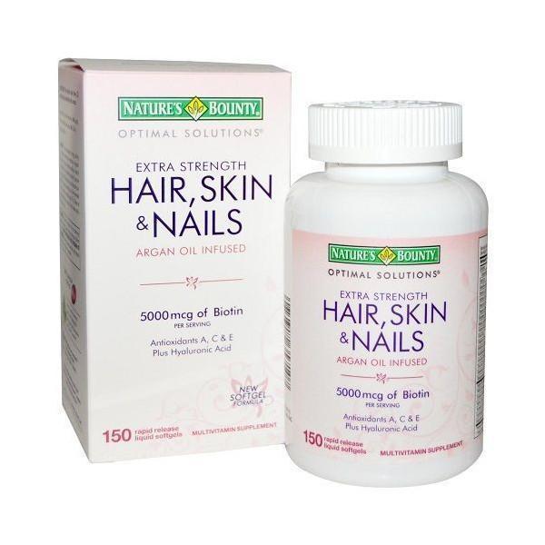 Optimal Solutions Hair Skin And Nails De 150 Softgels - Farmacias Arrocha