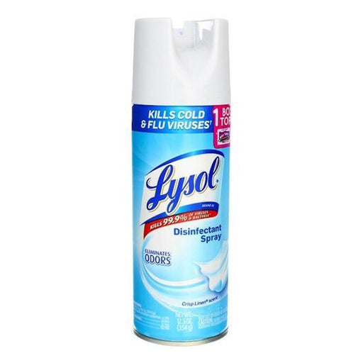 Lysol Spray Ambiental Crisp Linen 12Oz - Farmacias Arrocha