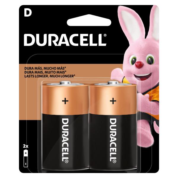 Duracell Bateria Grande D 2 Piezas - Farmacias Arrocha