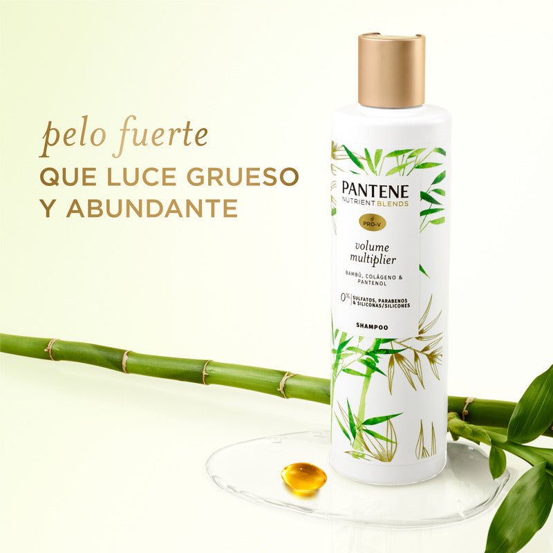 Pantene Shampoo Bamboo Volume Multiplier 270Ml - Farmacias Arrocha