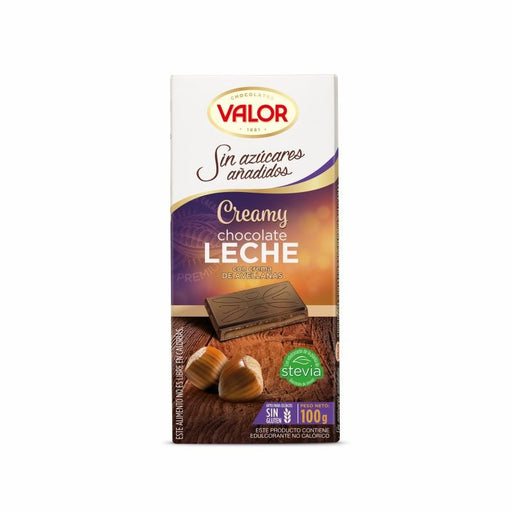 Valor Chocolate Con Leche Relleno Avellana Sin Azúcar - Farmacias Arrocha