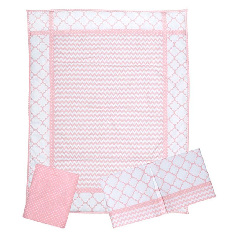 Pink Sky 3 Piece Crib Bedding Set - Farmacias Arrocha