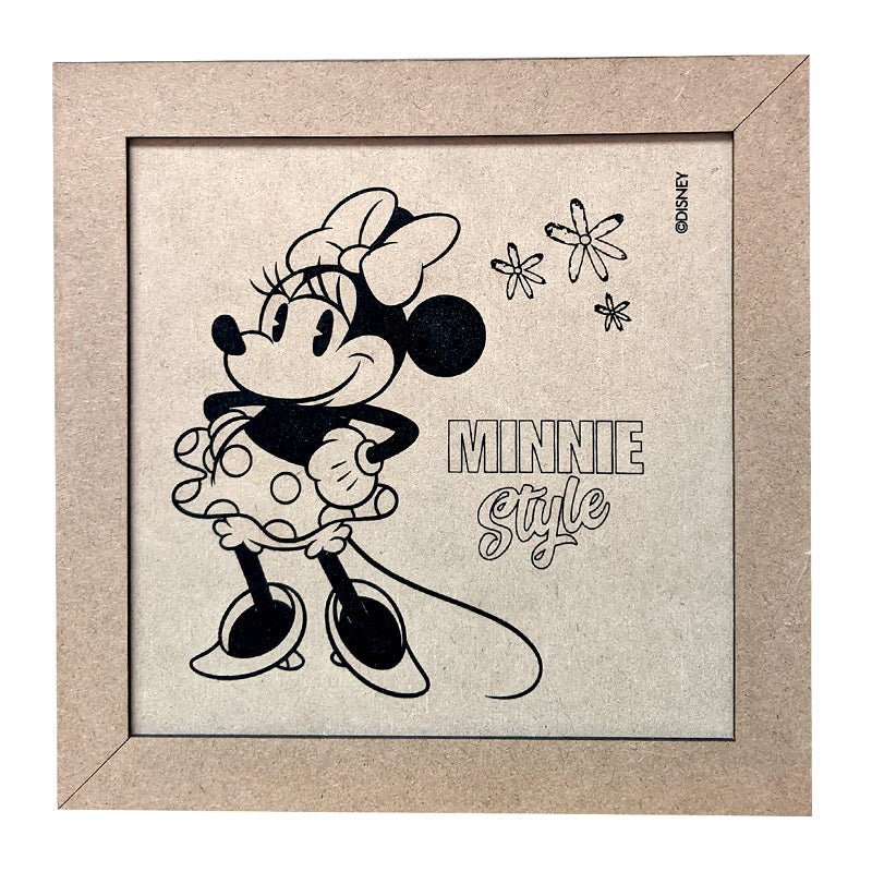 Fun Craft Cuadro De Madera Para Pintar Mickey & Minnie - Farmacias Arrocha