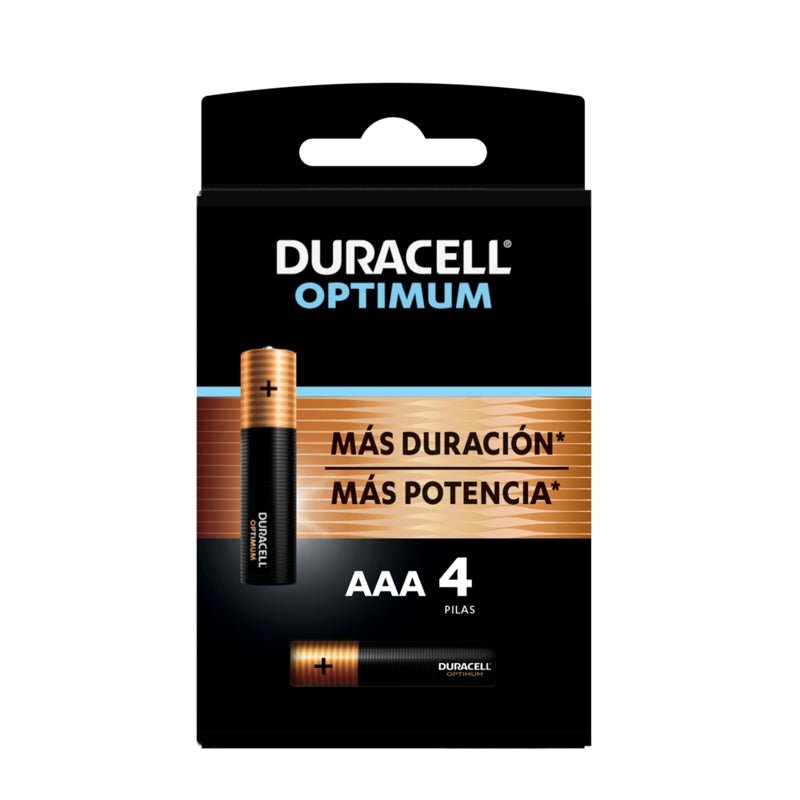 Duracell Batería Optimum AAA 4U - Farmacias Arrocha
