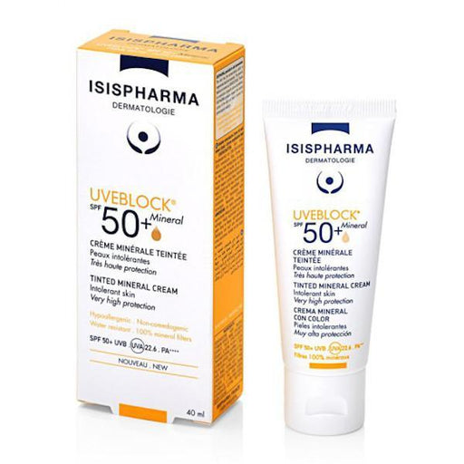 Isis Pharma Uveblock Spf 50+Mineral Tinted Crema - Farmacias Arrocha