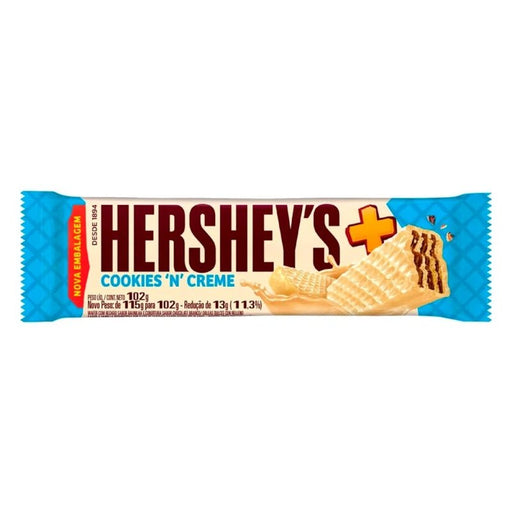 Hershey Wafer Coockies Cream 102G - Farmacias Arrocha