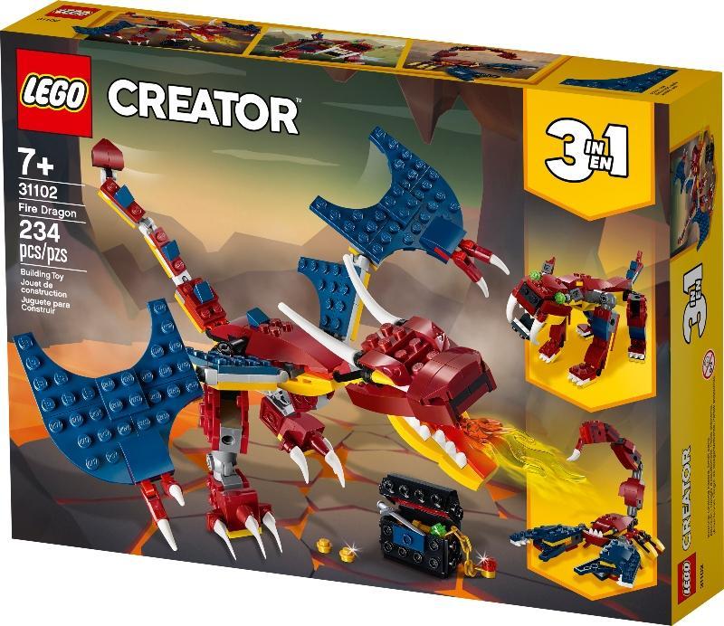 Lego Creator 3 En 1: Dragón Escupefuego - Farmacias Arrocha
