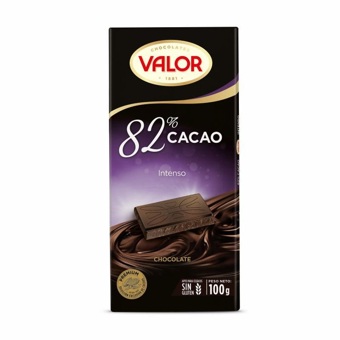 Valor Chocolate 82% Cacao Premium - Farmacias Arrocha