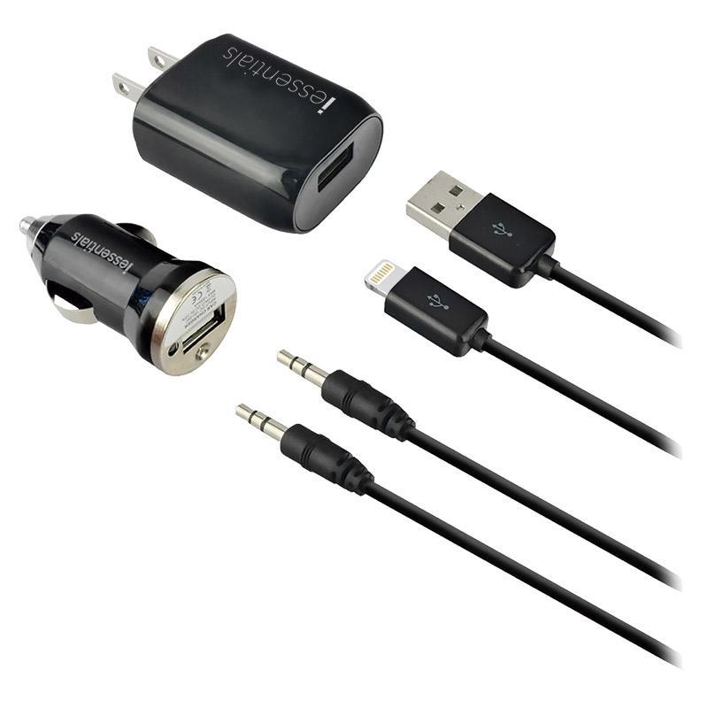 Iessentials 4Pc Kit Iph6 Cla Tcr 5Ft Aux - Farmacias Arrocha