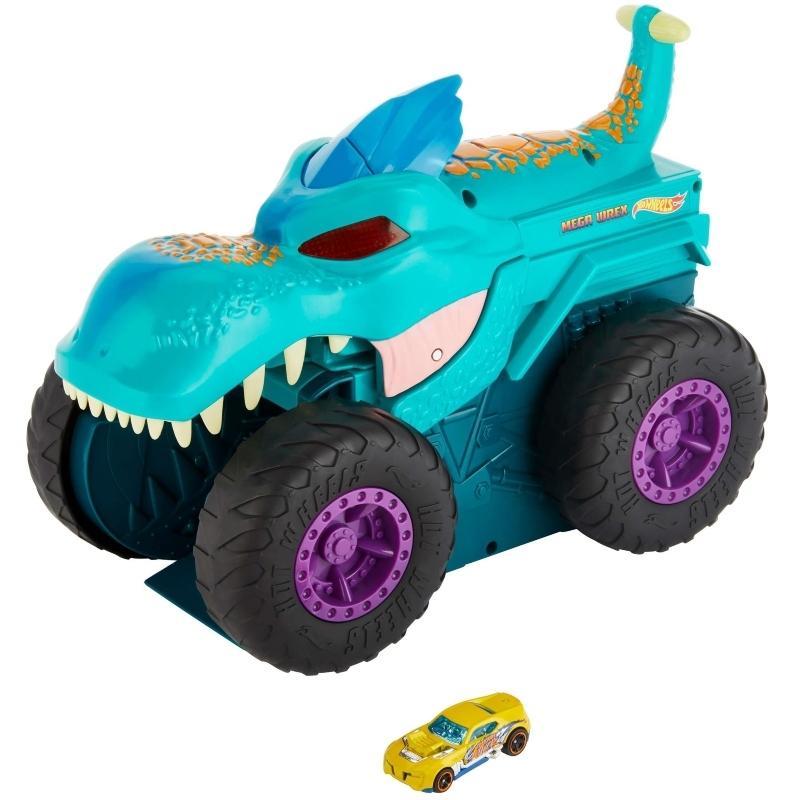 Hot Wheels Monster Trucks Car Chompin' Mega-Wrex - Farmacias Arrocha