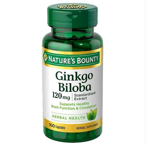 Nature's Bounty Ginkgo Biloba 120 Mg De 100 Capsulas - Farmacias Arrocha