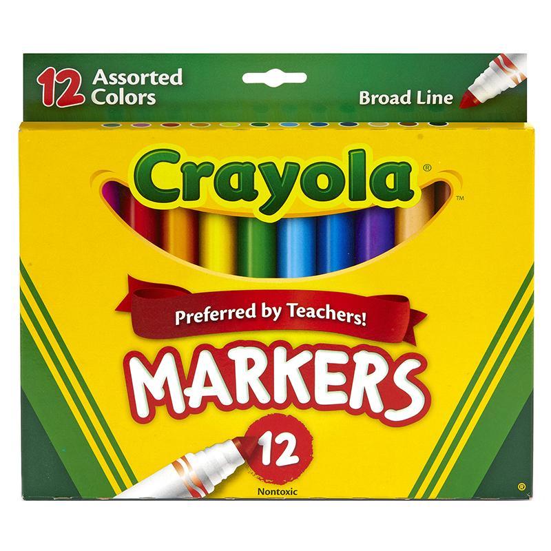 Crayola Mkr 12Ct Bl Reg Asst - Farmacias Arrocha