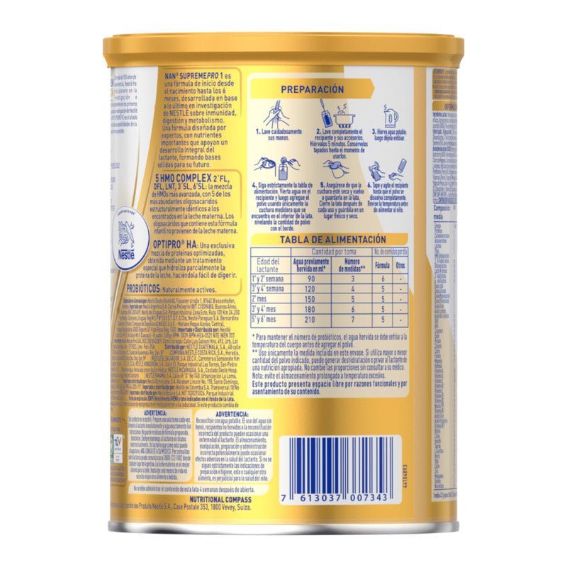 Nan Supremepro 1 800g - Farmacias Arrocha