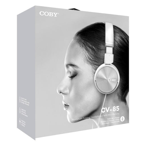 Coby CVH825 Wired Stereo Headphones With Microphone - Farmacias Arrocha