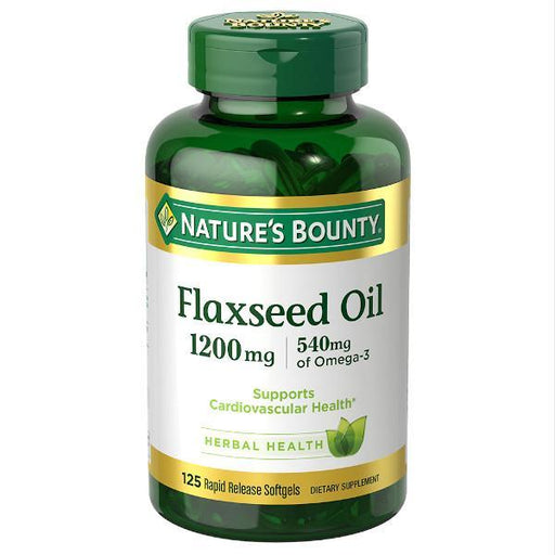 Nature's Bounty Flax Oil 1200 Mg /Omega De 100 Capsulas - Farmacias Arrocha