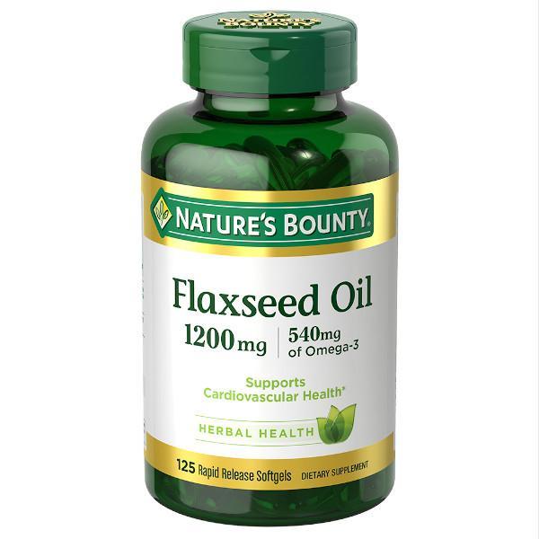 Nature's Bounty Flax Oil 1200 Mg /Omega De 100 Capsulas - Farmacias Arrocha