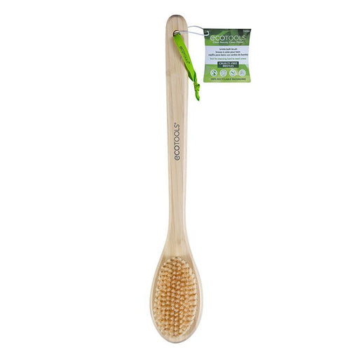 Ecotools Bamboo Bristle Bath Brush - Cepillo De Baño Con Mango Largo De Bambú - Farmacias Arrocha