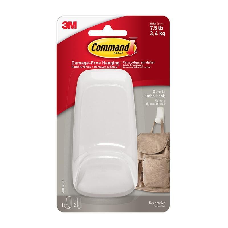 3M Command Gancho Jumbo Quarz (17088Q) - Farmacias Arrocha