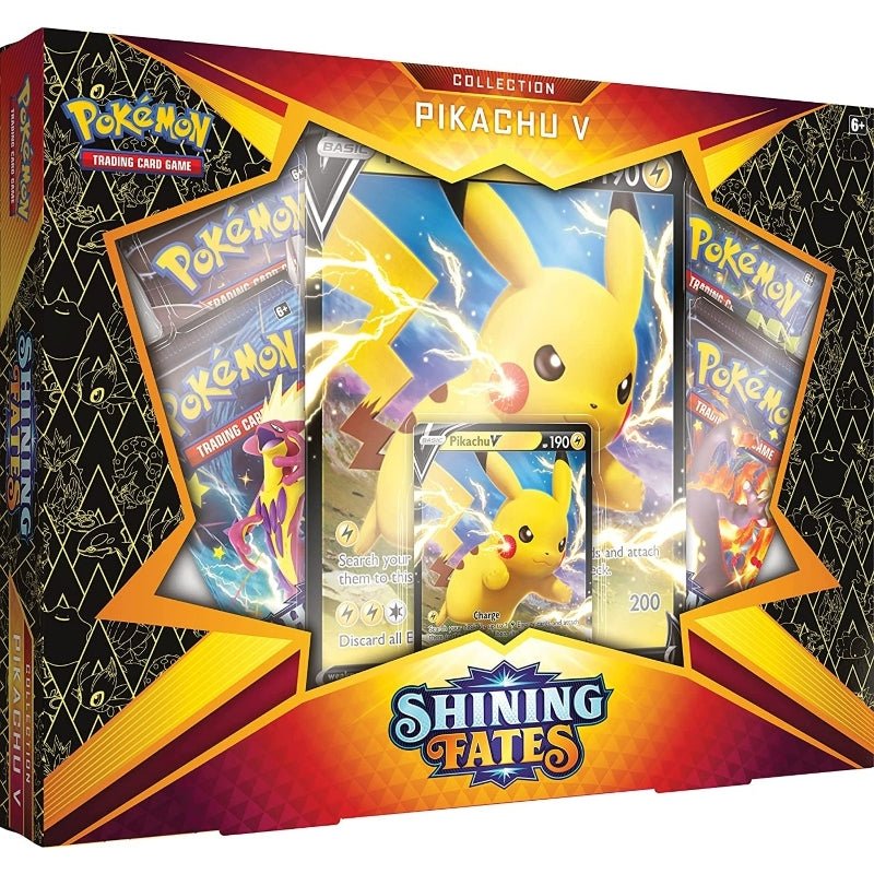 Pokémon Shinning Fates Pikachu V Box - Farmacias Arrocha