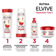 L'Oreal Elvive Shampoo Reparador Reparación Total 5 370Ml - Farmacias Arrocha