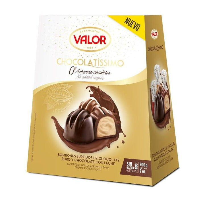 Valor Chocolatissimo Estuche Bombones Sin Azúcar - Farmacias Arrocha