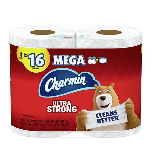 Charmin Ultra Strong 4 Rollos Cj/6 - Farmacias Arrocha