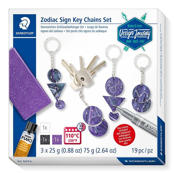 Staedler Set Djts Zodiac Sign Keychain - Farmacias Arrocha